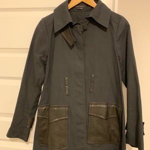 Theory Black Coat Size S
